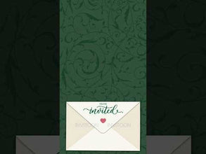 Envelope Opening Indian Traditional Wedding Video Invitation